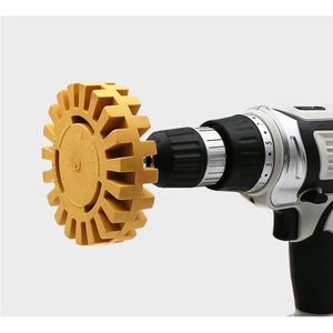 4 Inch 100Mm Universal Rubber Gum Wiel Voor Verwijderen Auto Lijm Sticker Auto Reparatie Verf Tool