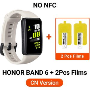 Huawei Honor Band 6 Smart Polsband 1.47 ""Full Screen Amoled Kleur Touchscreen SpO2 Zwemmen Hartslag Slaap Dutje stress