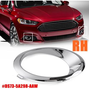 LH/RH Chrome Mistlamp Cover Bezel Trim Ring voor Ford Fusion Mondeo