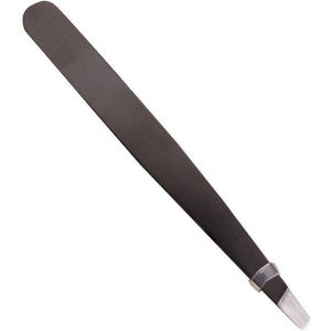 1Pc Zwart/Roze Wenkbrauw Tweezer Hair Beauty Schuine Puller Rvs Eye Brow Clips Ontharing Make-Up Tool TSLM2