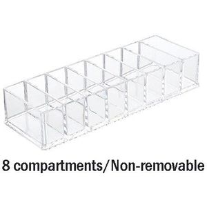Transparant Acryl Cosmetica Opbergdoos Make Holder Sieraden Make Up Organizer Thuis Plastic Desktop Opbergdozen 6/8 Grids