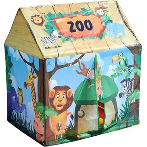 Kids Bos Spelen Tent, Opvouwbare Indoor En Outdoor Speelhuisje Voor Peuters, Jongens En Meisjes