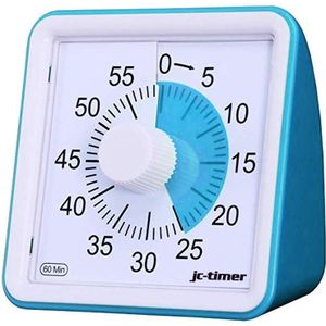60 Minute Countdown Klok Visuele Timer Stille Tijd Management Tool voor Classroom Conferentie Countdown voor Kinderen en Volwassenen