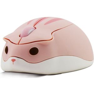 2.4Ghz Usb Draadloze Muis Leuke Hamster Mause Combo 3D 1200 Dpi Draagbare Mute Muizen Voor Pc Laptop Meisjes