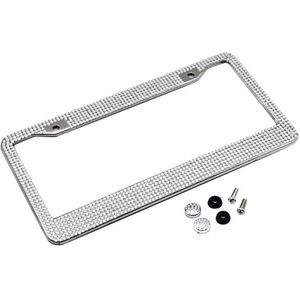 Auto Kenteken Frames Voor Luxe Rhinestone Frame Cover Nummerplaat Frame