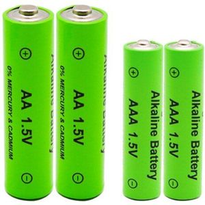 1.5V Aa + Aaa Ni Mh Oplaadbare Aa Batterij Aaa Alkaline 2100-3000Mah Voor Zaklamp Speelgoed Klok MP3 Speler Vervangen Ni-Mh Batterij
