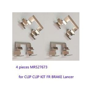 Voor remklauw reparatie kit remklauw remklauw ondersteuning schroef staaf voor Mitsubishi CLIP KIT FR BRAKE Lancer MR527673