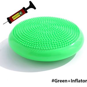 Yoga Ballen Massage Pad Opblaasbare Stabiliteit Wobble Balance Disc Kussen Mat Fitness Oefening Training Bal