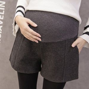 Zwangere Vrouwen Herfst En Winter Shorts Zwangere Vrouwen Wilde Wollen Shorts Moederschap Verpleging Broek Laarzen Shorts Broek