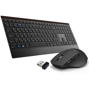 Rapoo 9500M Multi-mode Draadloze Toetsenbord En Muis Combo 4.5Mm Ultra-Slim Keyboard 1600 Dpi Optische muis Engels/Russische Layout