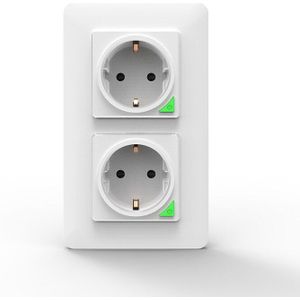 WiFi Smart Socket EU DE Verwijderbare Afneembare van Wandplaat Smart Leven Tuya App Controle Werkt met Alexa Echo Google thuis
