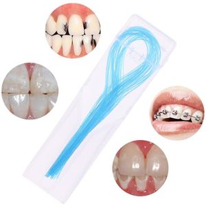 35 Stks/set Dental Floss Threaders Tand Floss Houders Tussen Orthodontische Beugels Bridge