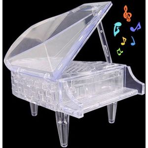 3D Crystal Piano Puzzel Woondecoratie Volwassen Kinderen Intellective Leren Speelgoed 3D Crystal Piano Puzzel