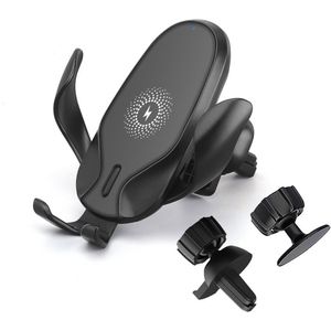 Fdgao 15W Snelle Qi Wireless Car Charger Mount Houder Stand Voor Iphone 11 Pro Xs Max Xr X 8 samsung S9 S10 S20 Huawei Mate 30 Pro