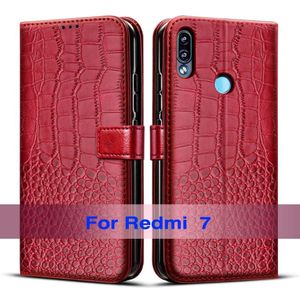 Flip Leather Case Voor Coque Xiaomi Redmi 7 Telefoon Case Voor Xiaomi Redmi 7 Redmi7 Case 6.26 Inch Telefoon Cover met Kaartsleuven