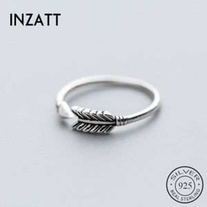 Inzatt Vintage Veer Arrow Ring Voor Vrouwen Verjaardagsfeestje 925 Sterling Thaise Zilveren Fijne Sieraden 2020ew