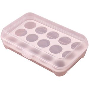 Scherper Plastic Ei Container Case Koelkast Verse Opslag Boxs Keuken Gereedschap Draagbare Wilde Picknick Ei Organizer