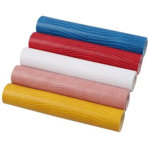 5Pcs 15*21Cm A5 Plain Kleur Bump Textuur Faux Lederen Vel Bundel Diverse Pack Set Voor Diy handgemaakte Oorbellen Ambachten, 1Yc10534