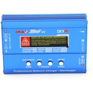 Originele Skyrc Imax B6 V2 Digital Lcd Lipo Nimh 3S Accu Balans Lader Met Ac Power 12V 5A adapter Voor Lipo Batterij