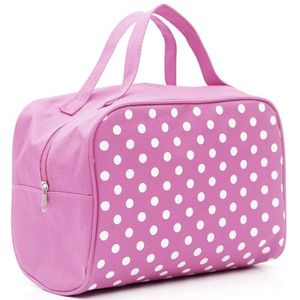 Lady Multifunctionele Cosmetische Opbergdoos Stippen Zakken Vrouwen Make-Up Tas Met Zakken Toilettas Pouch Travel Accessoires Sac