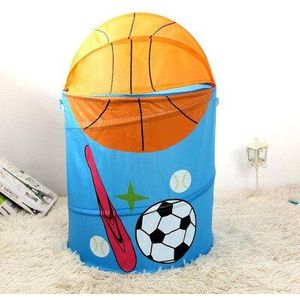 Voetbal Basketbal Inklapbare Wasmand Opslag Vaten Opslag Vat Polyester Doek Speelgoed Organizer