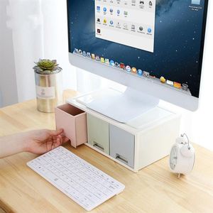 Computer Display Plint Multifunctionele Desktop Monitor Stand Computer Scherm Riser Laptop Tv Standhouder Desktop Storage Case