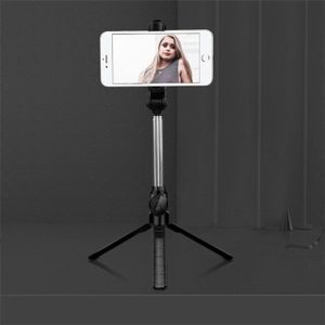 3 In 1 Draadloze Bluetooth Selfie Sticks Mini Draagbare Mobiele Telefoon Statief Opvouwbare Selfie Stok Statief Voor Telefoon