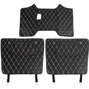 Carmango Voor Toyota Prado 150 Car Care Seat Protector Back Cover Leather Anti-Kick Mat Pad Kussen interieur Accessoire