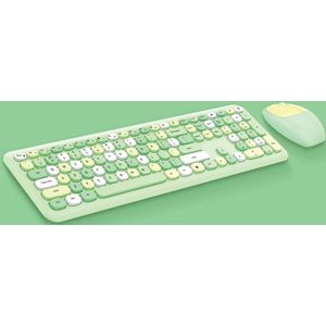 Mini Multi-Colour 2.4G Draadloze Toetsenbord En Muis Kit Voor Pc Laptop, Energiebesparing