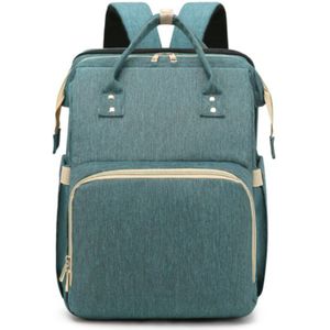 2in1 Multifunctionele Rugzak Luiertas Reizen Draagbare 2 In 1 Geïsoleerde Diversen Organizer Mama Vouwen Wieg Tassen
