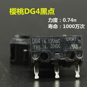 2 Stuks Originele Duitse Cherry Micro Schakelaar DG1 DG2 T85 Zwart Dot Grijs Dot DG4 DG6 Muis Micro Button Universele omron D2FC-F-7N 10M