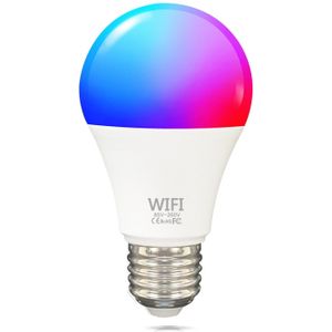 Aubess 15W E27 Wifi Slimme Lamp Rgb Dimbare Led Licht Smart Lamp, ondersteuning Tuya Smart Leven Yandex Alice Alexa Google Thuis