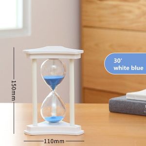 Zandloper 30 Minuten Count Down Timer Hout Zand Glas Horloge Timing Thuis Bureau Decoratie Bruiloft Gunsten voor Gasten SL-SZSL