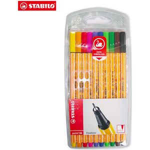 Stabilo Point 88 Pen Sets Portemonnee Set Micron Liner Fiber Pennen Sketch Marker Colores Tekening Manga Student Kunst School Supplies