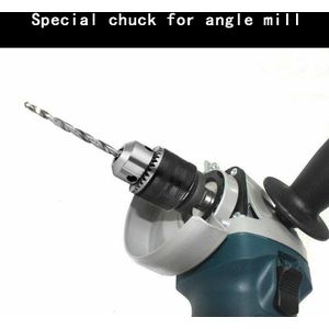 Elektrische Boor Chuck Haakse Slijper Boor Chuck Met Chuck Key Zelfsluitende Ijzer Collet Elektrische Accessoires