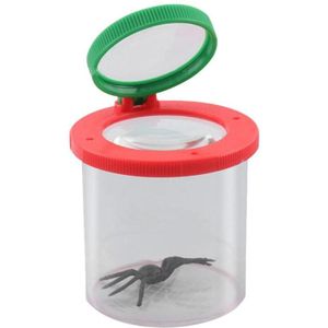 Thuis Vergrootglas Kinderen Cilindrische Crawler Spider Insect Doos Vergrootglas Vergrootglas