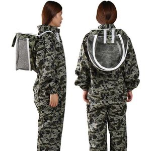 Anti-Bee Ademend Bijenteelt Pak Tops &amp; Broek Jumpsuit Verdikte Beschermende Kleding Met Afneembare Anti-Bee Hoed Xxl