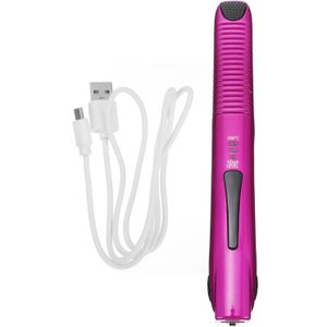 2 In 1 Negatieve Ionen Elektrische Professionele Kleine Snoerloze Stijltang Oplaadbare Batterij Operated Hair Curler Styler Tool