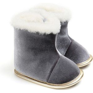 Winter Warm Baby Laarzen Effen Bling Jongens Meisjes Schoenen Rusland Zuigelingen Warme Schoenen Faux Fur Meisjes Baby Booties Lederen baby bootsY13