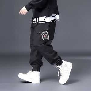 Plus 7XL 6XL Xxxxl Cargo Broek Mannen Mode Harajuku Harem Broek Zwart Streetwear Joggers Sweatpant Multi-Pocket Toevallige Heren broek