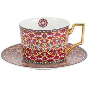 Marokkaanse Koffiekopje Europese Thee Cup Set En Schotel Afternoon Tea Koffie Drinkware Britse Stijl Afternoon Tea Cup