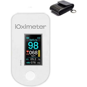 Ips Digitale Bluetooth Vingertop Pulsoxymeter Hrv SpO2 Pr Hartslag Variablity Bloed Zuurstof Meter Hartslag Verzadiging Monito
