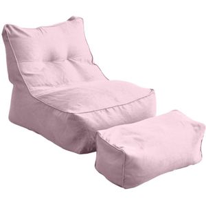 Zachte Beschermende Lounger Seat Wasbare Alle Seizoenen Bean Bag Pedaal Hoes Slaapkamer Luie Sofa Cover Effen Poef Thuis Woonkamer