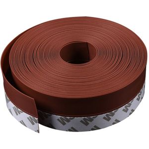 5M Deur Bodem Seal Strip Weer Raam Rubber Geluidsisolatie Tochtstrip Winddicht Stof Zelfklevende Deur Bodem Afdichting Tape