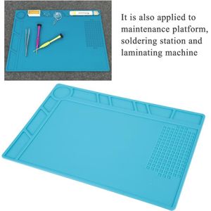 34cm x 23cm Siliconen Isolatie Pad Thermostable Anti-corrosieve Horloge Reparatie Werk Pad Mat Soldeerstation Tool voor Horlogemaker