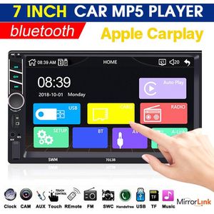7 "2 Din Android Autoradio Autoradio Stereo MP5 Speler Multimedia Speler Touch Screen Bluetooth Handsfree Fm usb Wifi MP4 MP3
