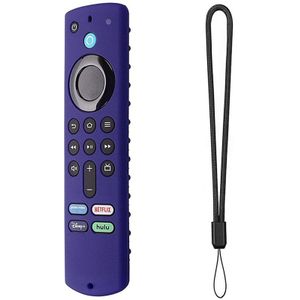 Voor Brand Tv Stok 3Rd Generatie Voice Afstandsbediening Siliconen Case Lichtgewicht Antislip Schokbestendig Met Band