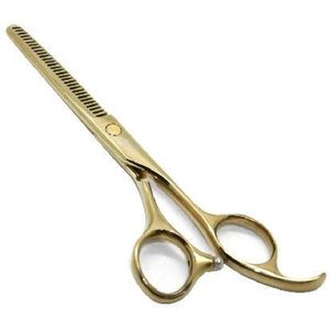 1 pcs Golden titanium 6 inch Kappers Schaar Cutters nagelschaar set voor styling gereedschap Salon Salon Gereedschap