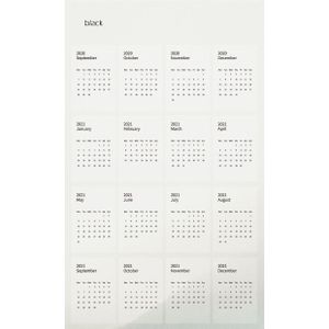 Kawaii Transparante Kalender Kaarten Huisdier Bureau Kalenders Schema Creatieve Tafel Data Herinnering Tijdschema Planner Sl2616