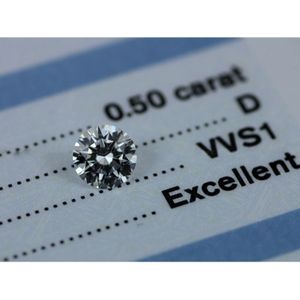 0.5ct Karaat D Kleur Losse Moissanite 5mm Ronde Briljant Geslepen Lab Diamond sieraden armband DIY materiaal